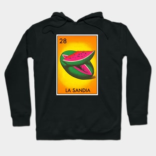 Loteria La Sandia Mexican Icon Hoodie